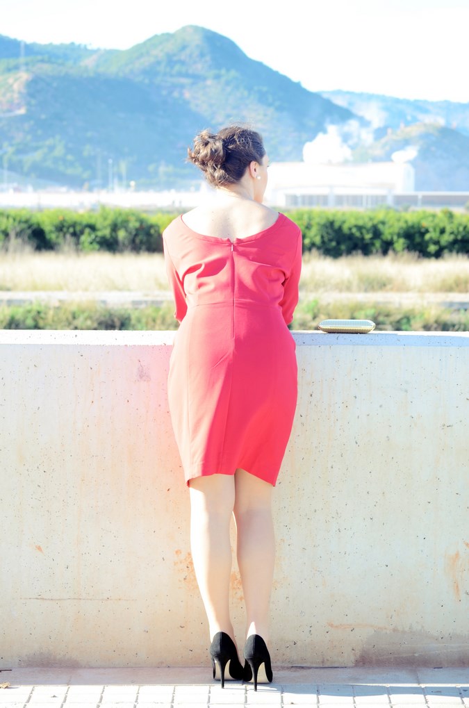 Lady in red & Magrid Bloggers Made In Spain 2016 _ Look_ Zapatos Magrit_mivestidoazul (14)