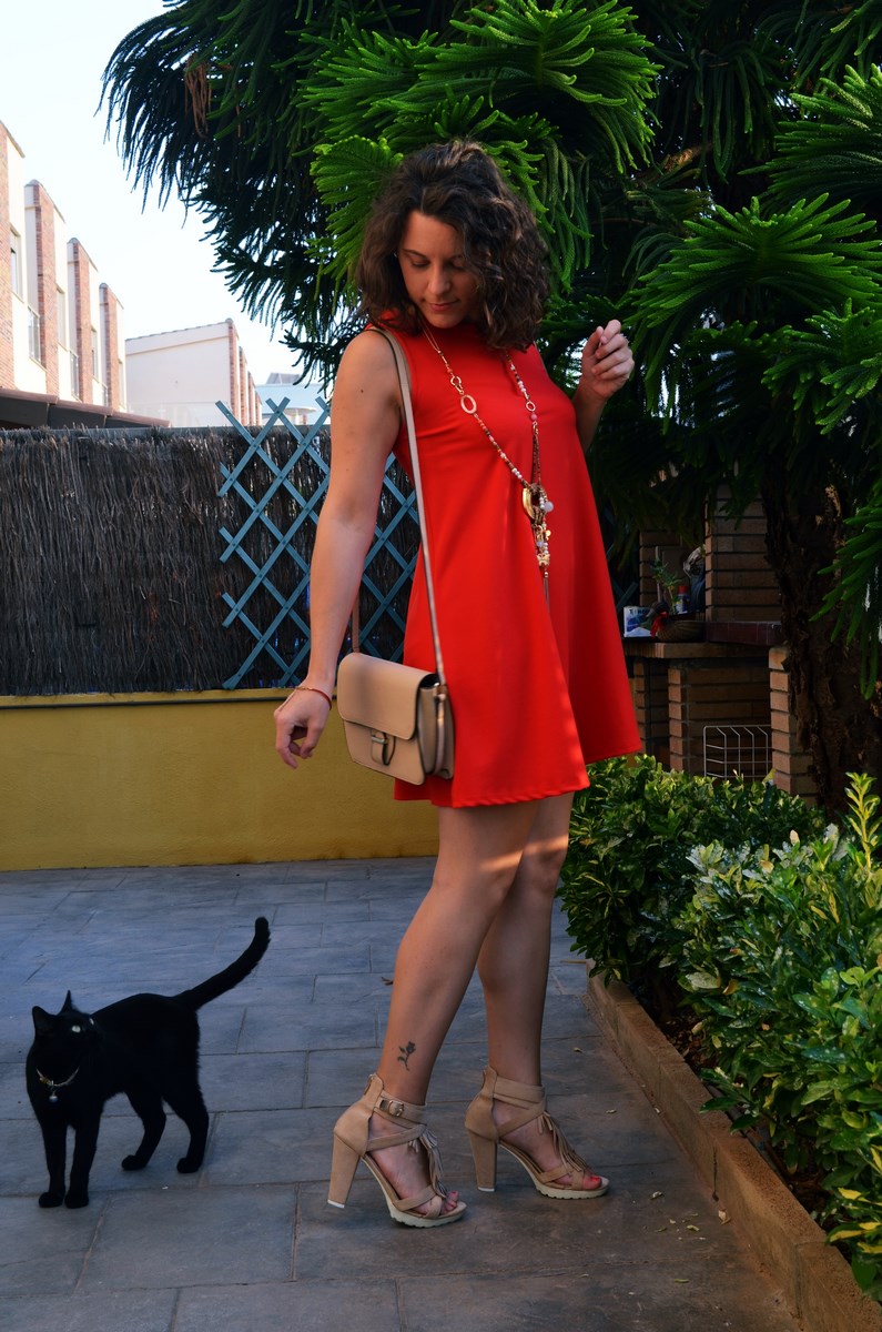 Vestido rojo anaranjado_look_streetstyle_mivestidoazul (7)